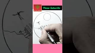 How to draw a bridge  Drawing with pencil trending ytshorts viralvideo shorts [upl. by Dynah256]