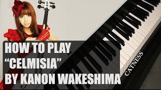 Kanon Wakeshima  Celmisia Piano tutorialSynthesia [upl. by Aciria]