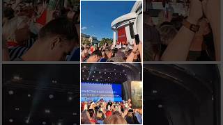 MOSCOW CHANTING RUSSIA RUSSIA ЗРИТЕЛИ В МОСКВЕ СКАНДИРУЮТ «РОССИЯ РОССИЯ» [upl. by Derina]