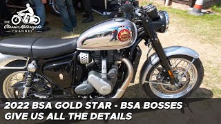 2022 BSA Gold Star  exclusive prelaunch interview with BSA bosses [upl. by Palmore]