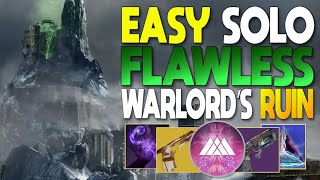 How Anyone Can SOLO FLAWLESS Warlords Ruin in Final Shape EASY Updated Dungeon Guide  Destiny 2 [upl. by Jenilee]