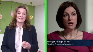 BBC presenter tells Conservative Education Secretary quotThats not truequot as she misrepresents policy [upl. by Enaenaj21]