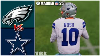 Eagles vs Cowboys Week 10 Simulation Madden 25 PS5 [upl. by Ettevets]