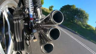 Honda CBX 1000 6 into 6 Exhaust sound [upl. by Ycal]