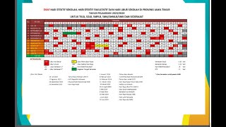 Download Kalender Pendidikan 2023  2024 PDF dan EXCEL [upl. by Hetty]