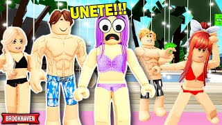 FIESTA TURBIA EN UNA PISCINA de BROOKHAVEN RP ROBLOX  KATY ROBLOX [upl. by Rebak]