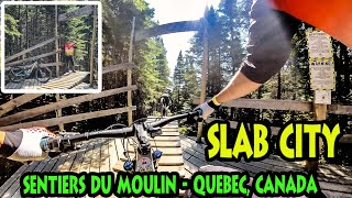 SLAB CITY  PHENOMENAL Trail at Sentiers du Moulin in Quebec Canadas Best subscribe mtb [upl. by Ingelbert]