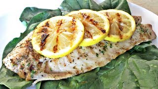 Grilled Rock Fish  Preparing an Herb and Butter Marinade  PoorMansGourmet [upl. by Lewert36]