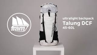 Ultralight climbing backpack Talung DCF 4560L  Framequip [upl. by Ayanet355]