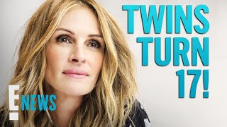 Julia Roberts Twins Phinnaeus amp Hazel Turn 17  E News [upl. by Eelyahs]