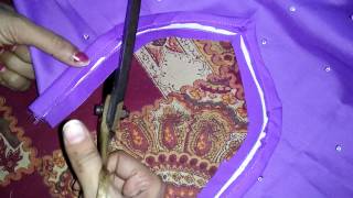 Simple salwar kameez cutting and stitching [upl. by Chicky568]