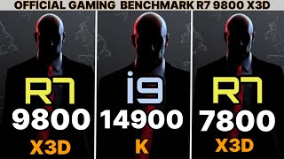 9800X3D VS 7800X3D VS İNTEL ULTRA 285K VS 5800X3D VS 9950X VS İ9 14900K VS 7950X GAMİNG BENCHMARK [upl. by Peppy]