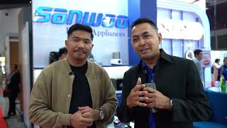 EXHIBITOR INTERVIEW SANWOO ELECTRONIC  DAY 1 [upl. by Assiar699]