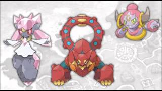 Pokemon X and Y  Event Legendary Trio Diancie Hoopa Volcanion Fanmade [upl. by Swee]