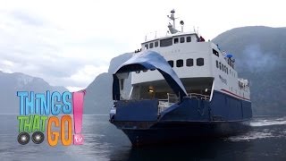 FJORD FERRY   Boats For Kids  Things That Go TV [upl. by Iborian]