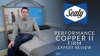 Sealy Posturepedic Hybrid Performance Copper II Firm Mattress Expert Review [upl. by Suoivatram201]