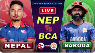 NEPAL vs BARODA INDIA  MATCH 2  SMS FRIENDSHIP CUP 2024 [upl. by Ephrem359]