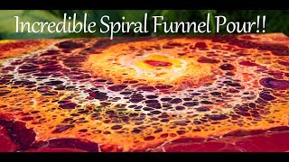 AMAZING Spiral Funnel Pour How to get cells without silicone [upl. by Einalem]