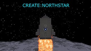 Minecraft Create North Star mod review [upl. by Acirea]