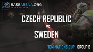 Base Arena  Quake Live TDM Nations Cup  Group B Czech Republic vs Sweden [upl. by Haerdna]