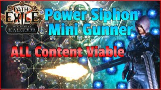 MINI GUNNER Power Siphon Trickster is INSANE🪄Endgame Update Build Guide  Path of Exile 325 [upl. by Brock]