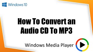 How To Rip Audio CD to MP3 in Windows Media Player  CDA To MP3 [upl. by Ambrosine924]