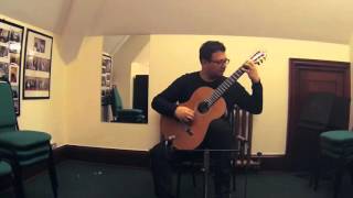 2016 Sir Karl Jenkins Award Audition  Michael Butten Guitar [upl. by Nalloh]