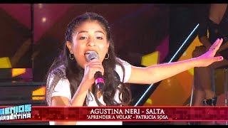 Agustina Neri de Salta la rompió cantando quotAprender a volarquot de Patricia Sosa [upl. by Nalla966]