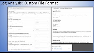 NCL LOG ANALYSIS  Custom Log [upl. by Irehc]