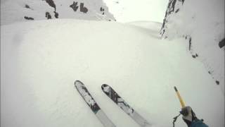 Black Spout Gully Lochnagar Skiing 31313 [upl. by Eendys807]