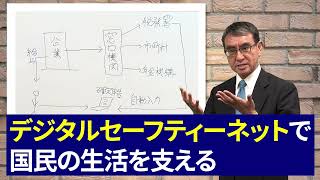 【河野太郎の政策】たろうが語ろう②「デジタルセーフティネット」 [upl. by Yessej187]