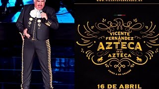 Vicente Fernández se Despide en el Estadio Azteca [upl. by Aikram455]