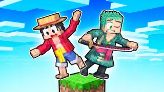 Minecraft One Piece But We’re On ONE BLOCK [upl. by Orgel]