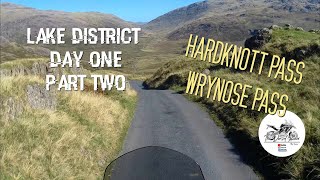 Lake District Day 1 Part 2 Hardknott pass and Wrynose pass [upl. by Atterg]