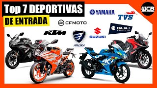 Top 7 MEJORES MOTOS DEPORTIVAS 2024 🇲🇽  Menos de 100000 PESOS [upl. by Rebmac]