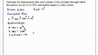 Unit Conversions involving Units Raised to a Power Chemistry [upl. by Notla980]