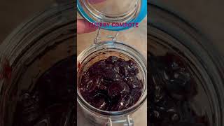 FROZEN CHERRY COMPOTEyoutube shorts viral asmr cherry frozen sweet [upl. by Redmund]