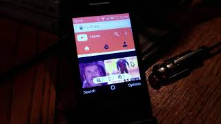 Alcatel Go Flip playing YouTube [upl. by Immaj]