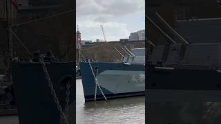 WWII Warship in London WWIIHistory NavalWarfare HMSBelfast worldofwarships royalnavy [upl. by Cristiona424]