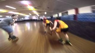 Local youth speed skaters practice at Nampas RollerDrome [upl. by Martell]