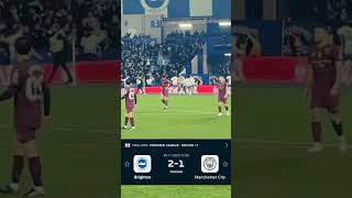 Brighton vs Man City 21 Premier League Highlights 2024 football epl soccer shorts mancity [upl. by Marras123]