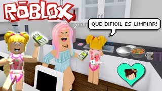 Roblox Goldie Limpia la Casa en Bloxburg para Comprar Juguetes [upl. by Llenod]