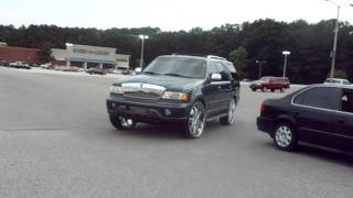 Lincoln Navigator on 28s 28s amp Bandz HomeTeam [upl. by Larok]