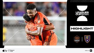 Houston Dynamo vs Real Salt Lake  Leagues Cup  Match Highlights  August 5 2024 [upl. by Phia]