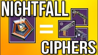 You NEED to Start FARMING for New Adept NIGHTFALL CIPHERS IMMEDIATELY in Destiny 2 Lightfall [upl. by Adnavoj]