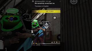 my sensitivity last clip✅ GreenStorm 444YT freefire  gaming free fire shots [upl. by Benioff419]