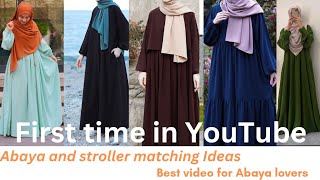 Trending Abaya with hijab Designs  Best color combos for girls [upl. by Asilenna206]