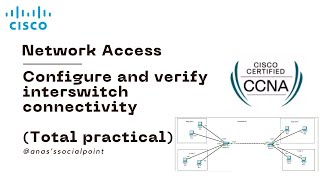 CCNA 15 Configure and verify VLANs normal range spanning multiple switches [upl. by Adley]