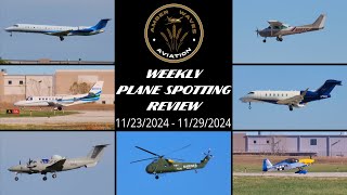 WEEKLY PLANE SPOTTING REVIEW  My Aviation Videos Posted From November 23 2024  November 29 2024 [upl. by Ayatan]