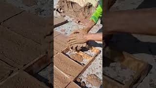 Break tile making Jugaad video viralvideo construction trending civilengineering reels [upl. by Edrei]